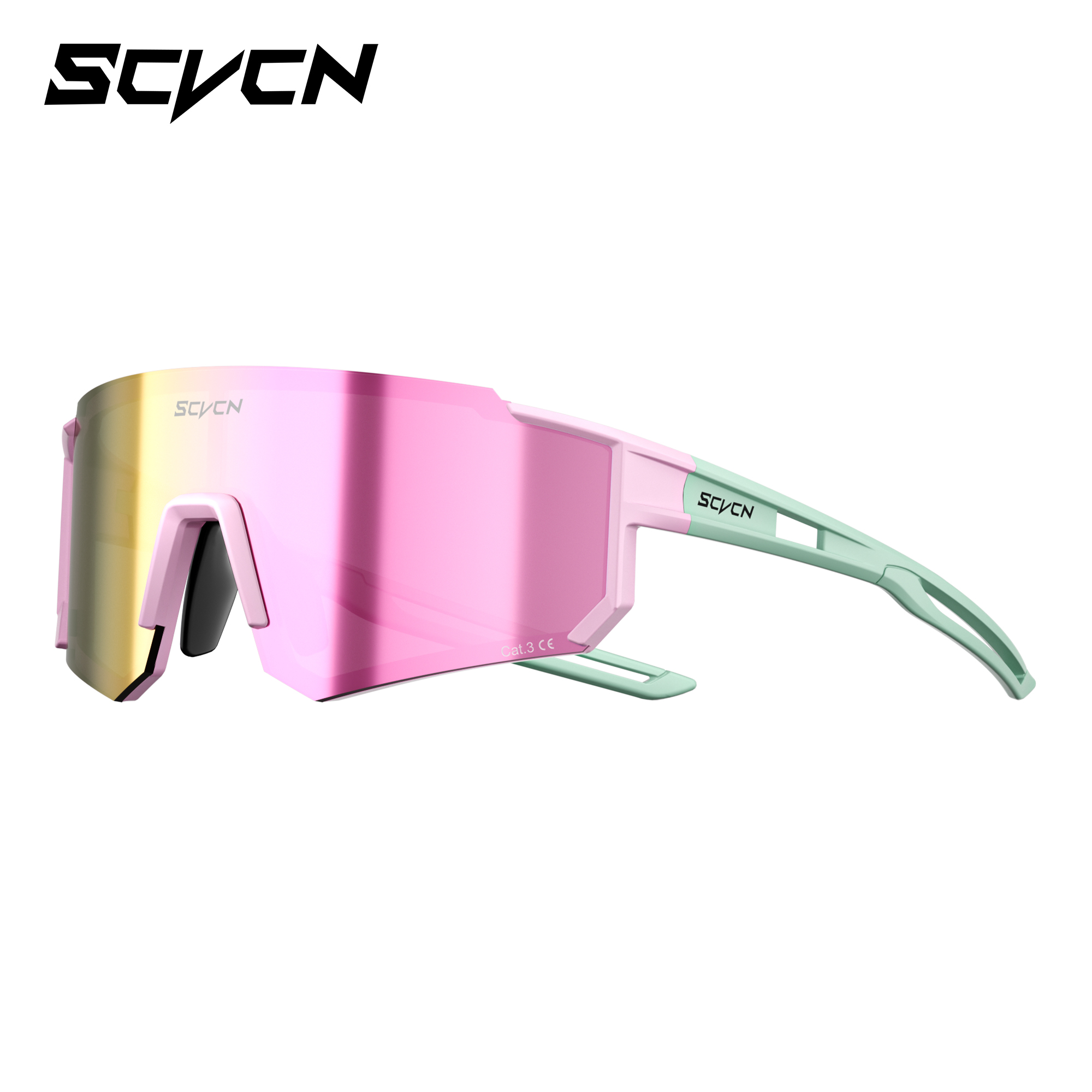 Mountain Biking Glasses - SCVCN แว่นกันแดดปั่นจักรยานกลางแจ้งผู้ชายผู้หญิง MTB ขับรถจักรยานแว่นตากีฬาเดินป่าแว่นตาป้องกันจักรยาน UV400 แว่นตาเดินทาง
