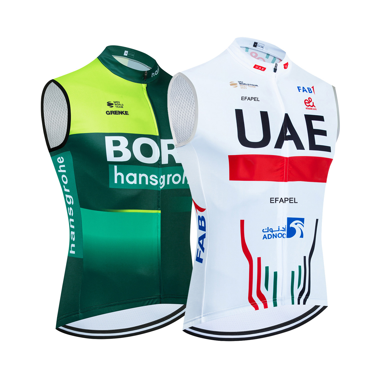 Mountain Biking Vest - เสื้อยืดคอกลมแขนกุดสำหรับผู้ชาย, เสื้อเจอร์ซีย์นักปั่น2025 UAE สำหรับฤดูร้อน