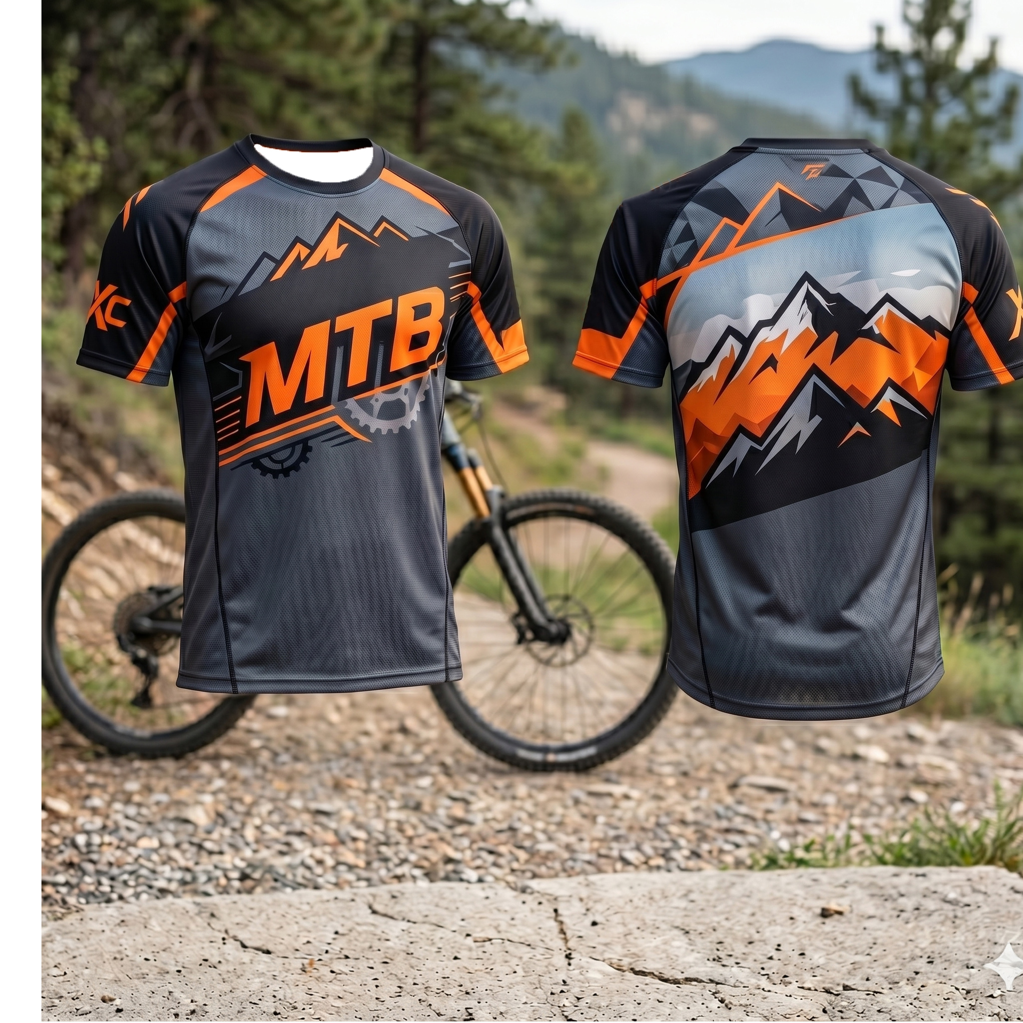 Mountain Biking Uniform - เสื้อเจอร์ซีย์จักรยานเสือภูเขาสำหรับผู้ชาย ระบายอากาศได้ดี เหมาะสำหรับการขี่มอเตอร์ครอส ออฟโรด เอนดูโร่ แห้งเร็ว