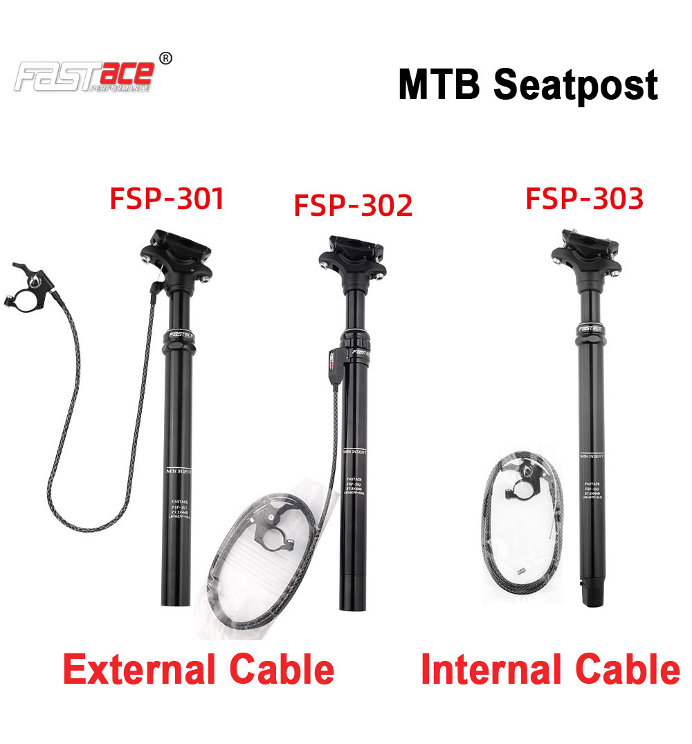 Dropper Post Remote - หลักอานจักรยานเสือภูเขา Fastace FSP301 302 303 แบบปรับระดับความสูงได้ด้วยรีโมทคอนโทรล
