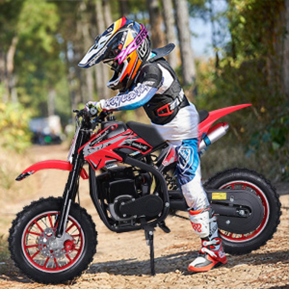 Mountain Biking For Kids - มอเตอร์ไซค์วิบากสำหรับเด็ก 49 ซีซี 4 จังหวะ, รถมอเตอร์ครอสใช้น้ำมันเบนซิน,