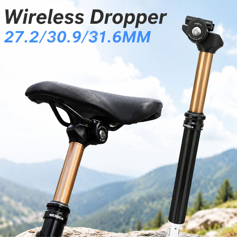Dropper Post Remote - หลักอานจักรยานเสือภูเขาแบบไร้สาย ปรับระดับได้ 27.2 30.9 31.6 มม.