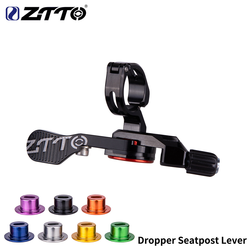 Dropper Post Remote - ZTTO MTB ก้านโยกสำหรับจักรยานเบาะนั่งแบบปรับได้ที่นั่งควบคุมระยะไกลตลับลูกปืนลวดเปลี่ยนเกียร์อเนกประสงค์