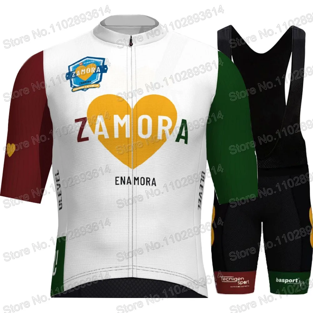 Mountain Biking Trousers - Zamora enamora 2023ชุดเสื้อเจอร์ซีย์นักปั่นแขนสั้นสเปนเสื้อขี่จักรยานเสื้อสูทจักรยานกางเกงขาสั้น MTB Maillot ropa