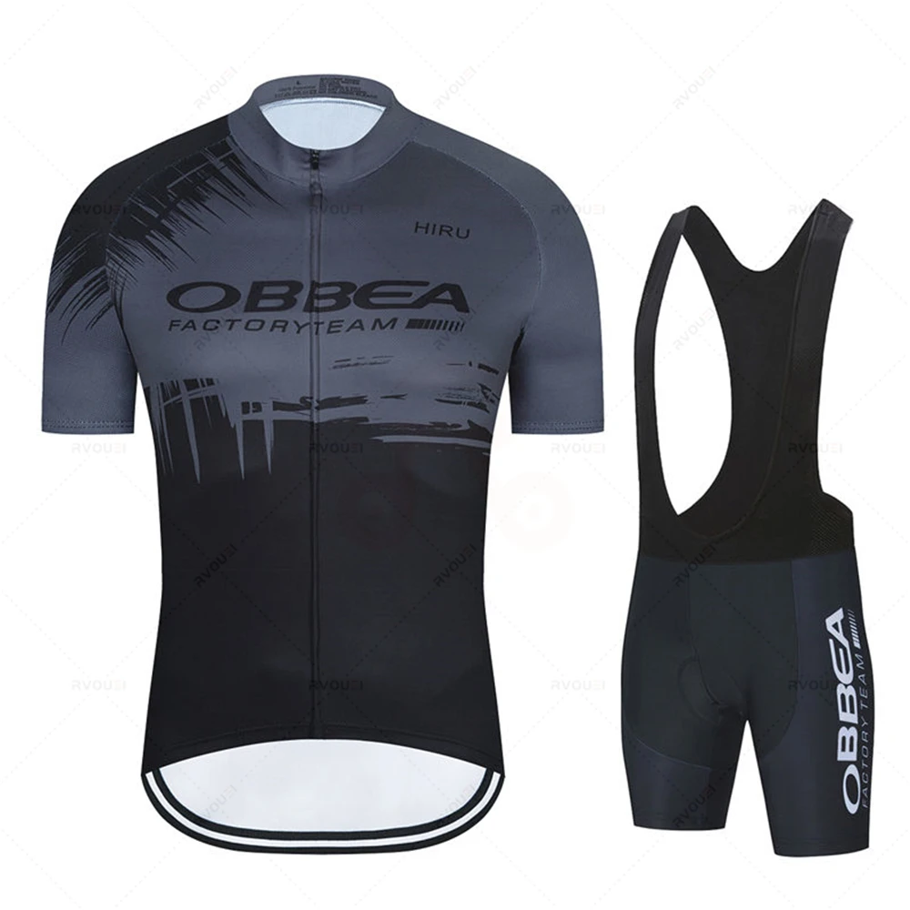 Mountain Biking Wallpaper - ชุดเสื้อเจอร์ซีย์นักปั่น2025 hiru ชุดปั่นจักรยานระบายอากาศได้ดีสำหรับฤดูร้อนเสื้อผ้าปั่นจักรยานเสือภูเขาเสื้อผ้าแข่งกางเกงปั่นจักรยานกีฬา