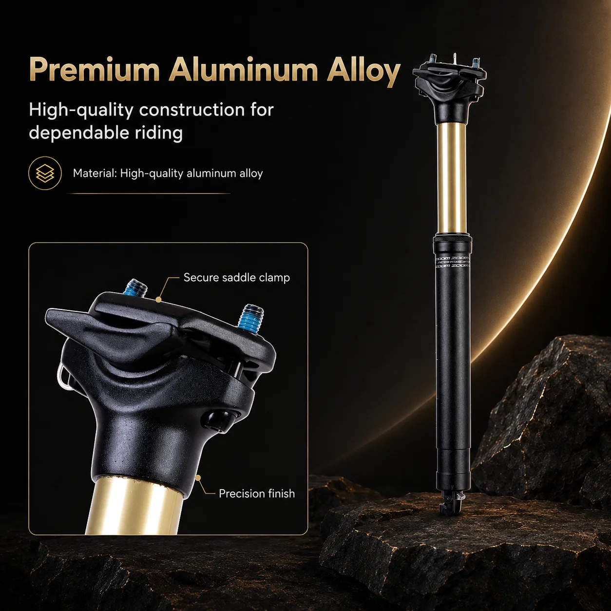 หลักอานจักรยาน ZOOM Suspension - Dropper Post Remote บทวิจารณ์และราคา