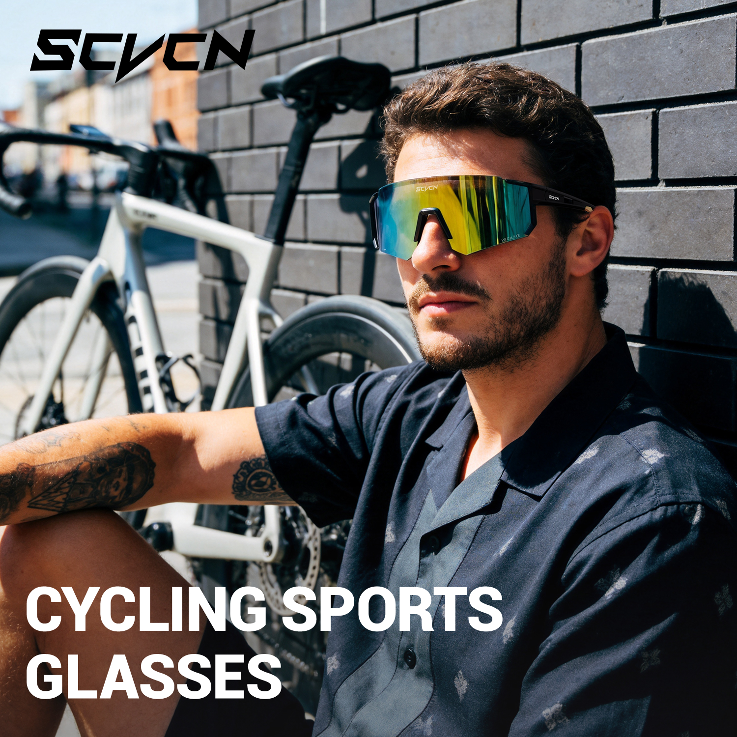 SCVCN แว่นกันแดดปั่นจักรยานกลา - Mountain Biking Glasses บทวิจารณ์และราคา