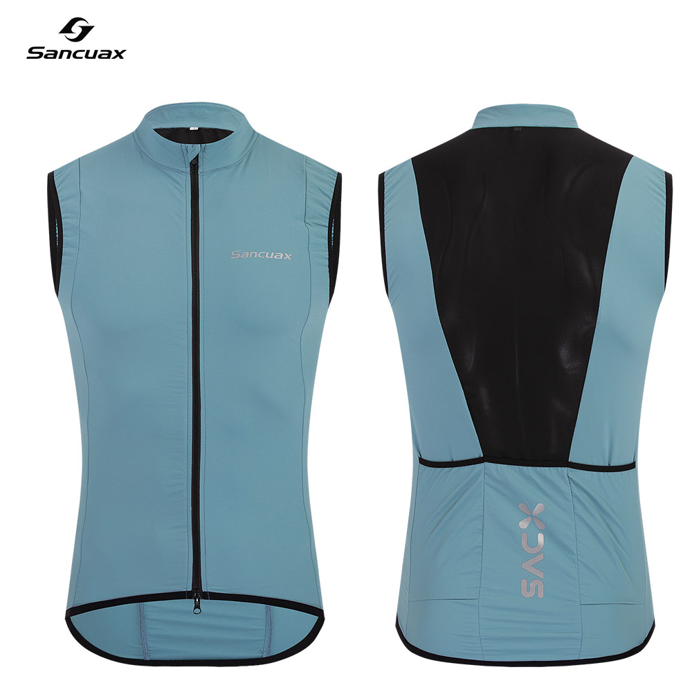 SANCUAX เสื้อปั่นจักรยานแขนกุด - Mountain Biking Vest บทวิจารณ์และราคา