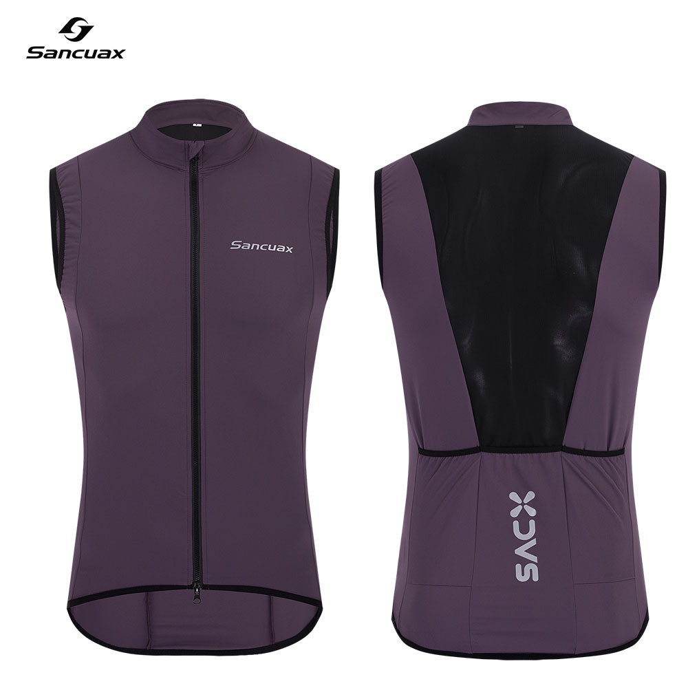 SANCUAX เสื้อปั่นจักรยานแขนกุด - Mountain Biking Vest บทวิจารณ์และราคา
