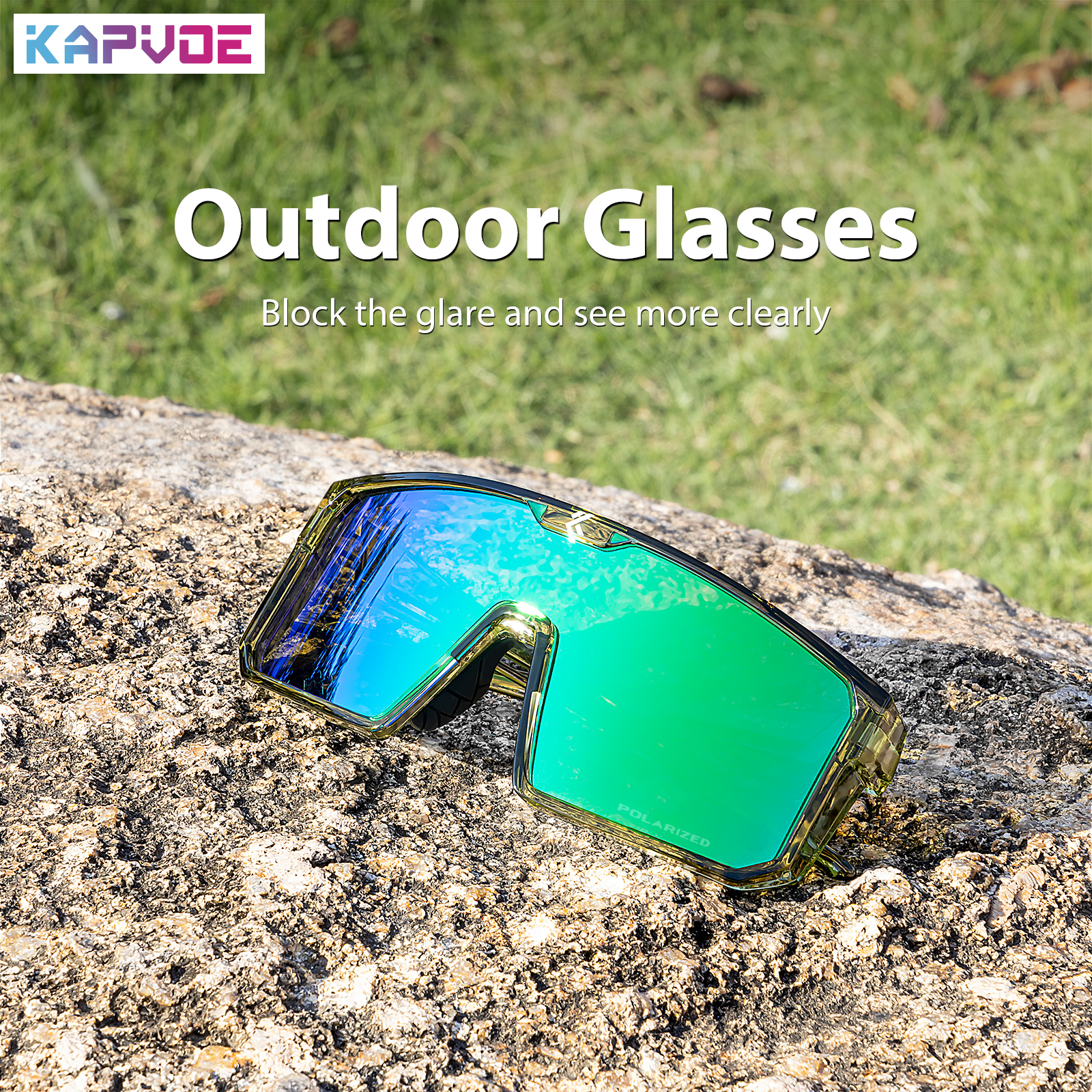 แว่นตากันแดดโพลาไรซ์ Kapvoe สำ - Mountain Biking Glasses บทวิจารณ์และราคา