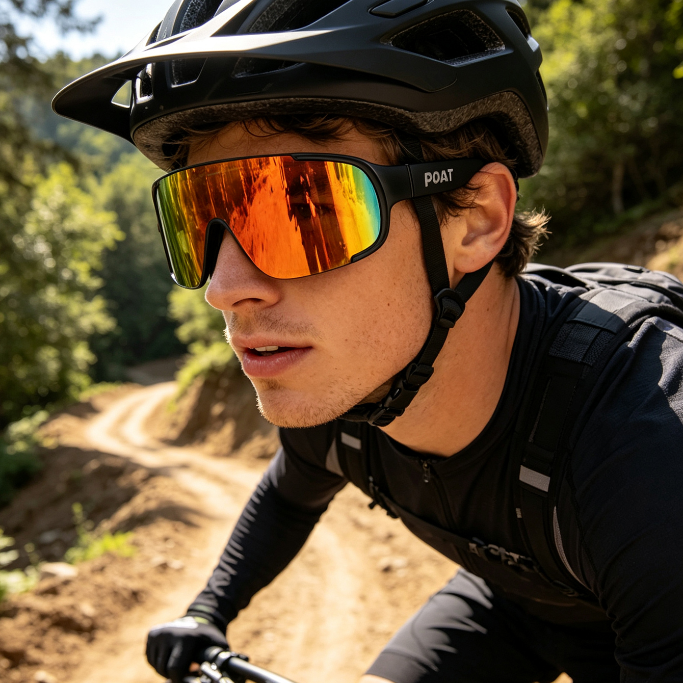 POAT UV400 แว่นกันแดดสำหรับปั่ - Mountain Biking Glasses บทวิจารณ์และราคา