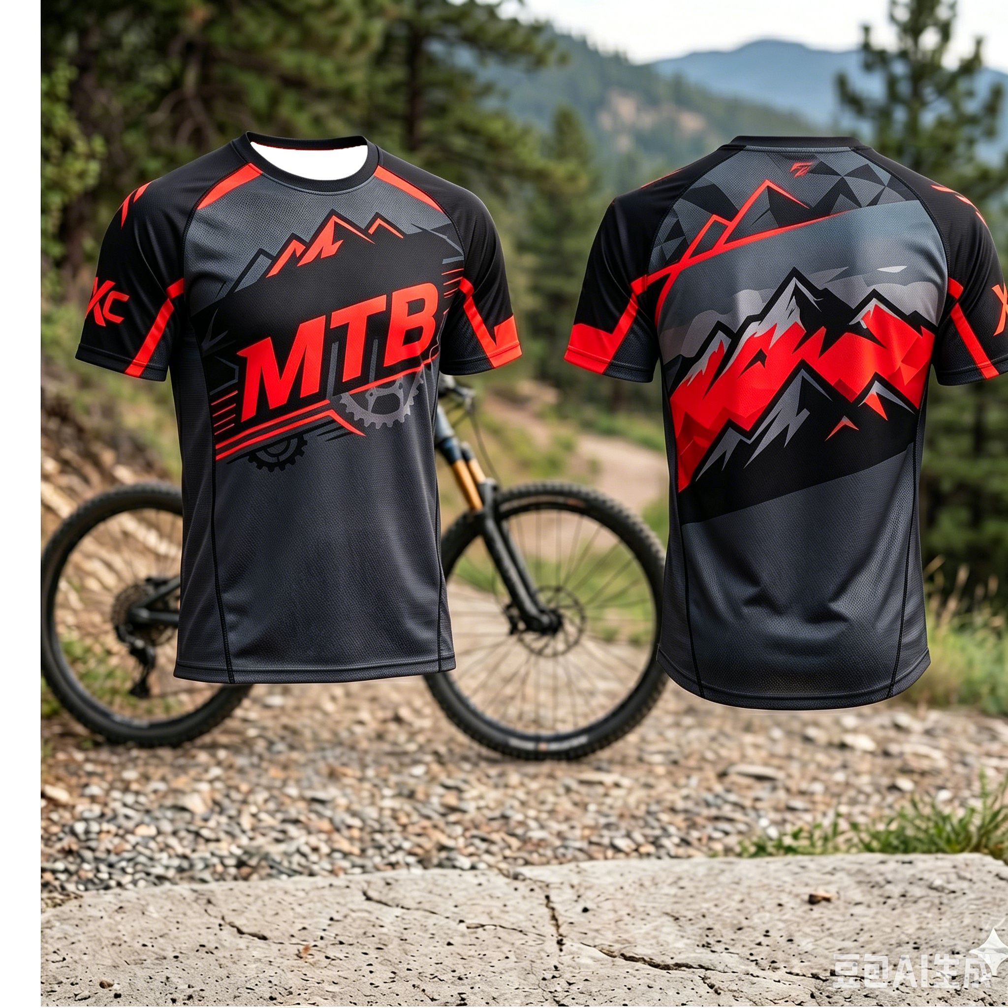 เสื้อเจอร์ซีย์จักรยานเสือภูเขา - Mountain Biking Uniform บทวิจารณ์และราคา