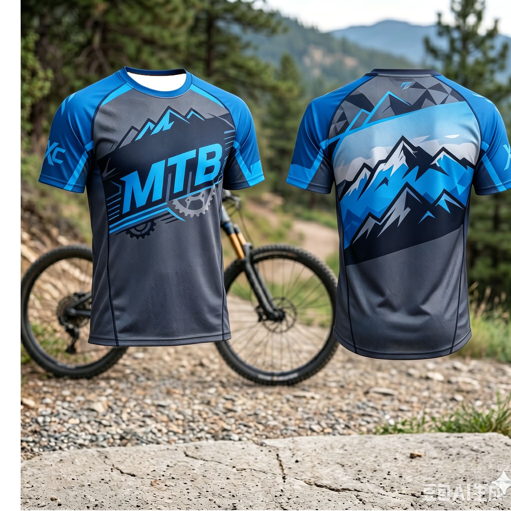 เสื้อเจอร์ซีย์จักรยานเสือภูเขา - Mountain Biking Uniform บทวิจารณ์และราคา