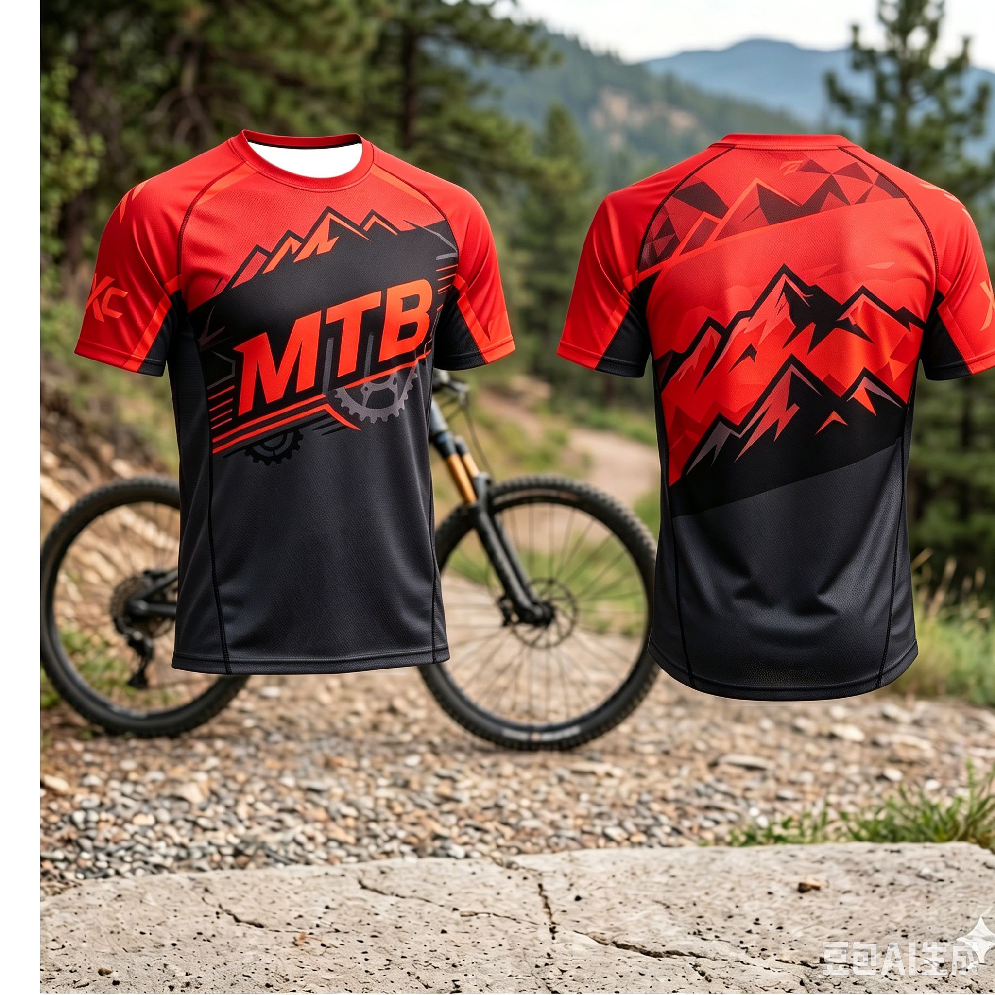 เสื้อเจอร์ซีย์จักรยานเสือภูเขา - Mountain Biking Uniform บทวิจารณ์และราคา