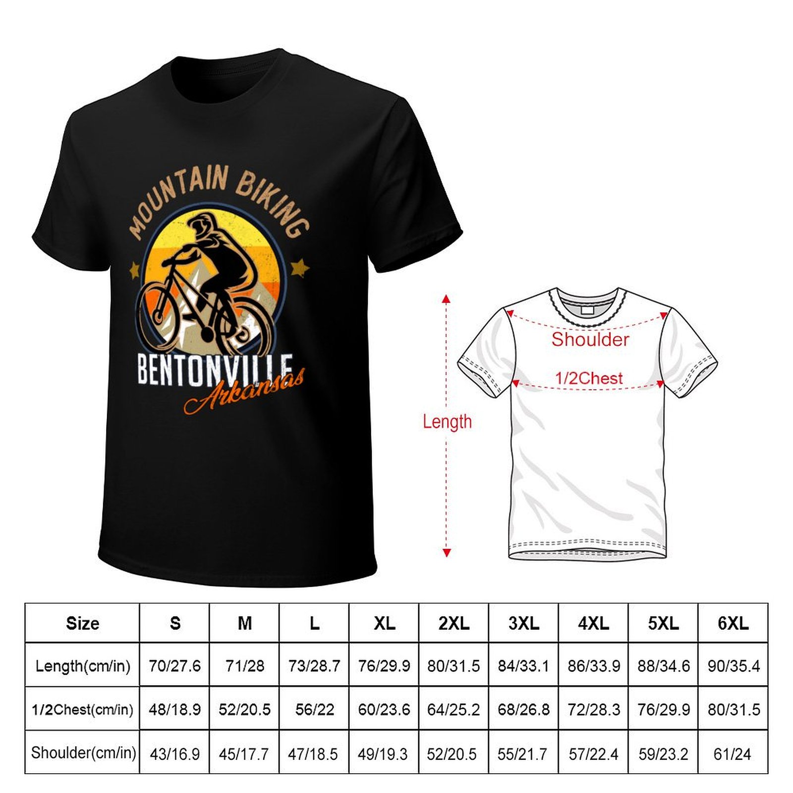 เสื้อยืดปั่นจักรยานภูเขาเบนตัน - Mountain Biking Bentonville บทวิจารณ์และราคา