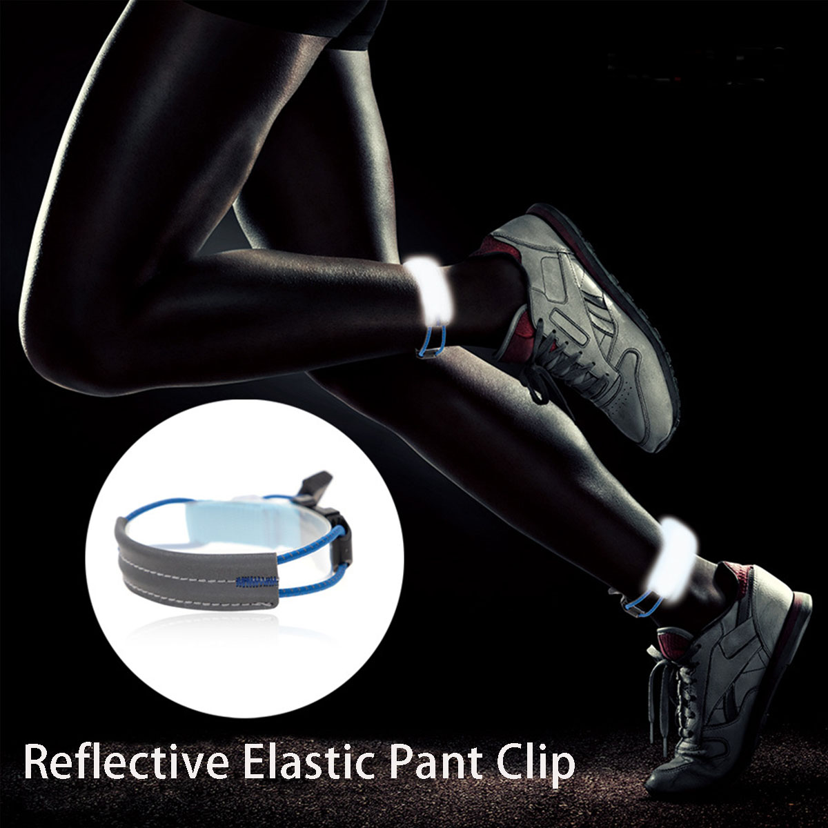 สายรัดขาแบบยืดหยุ่นสะท้อนแสงสำ - Mountain Biking Pants บทวิจารณ์และราคา