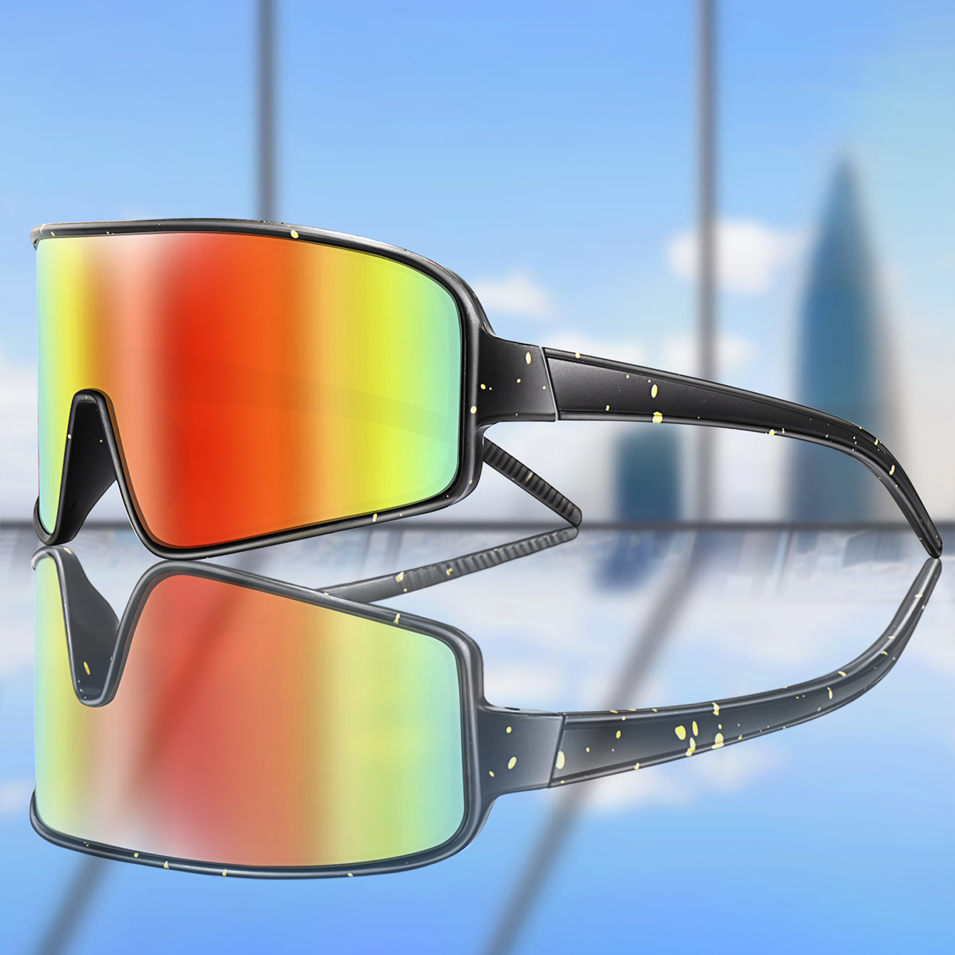 แว่นกันแดดลําลองกลางแจ้งเลนส์ข - Mountain Biking Glasses บทวิจารณ์และราคา
