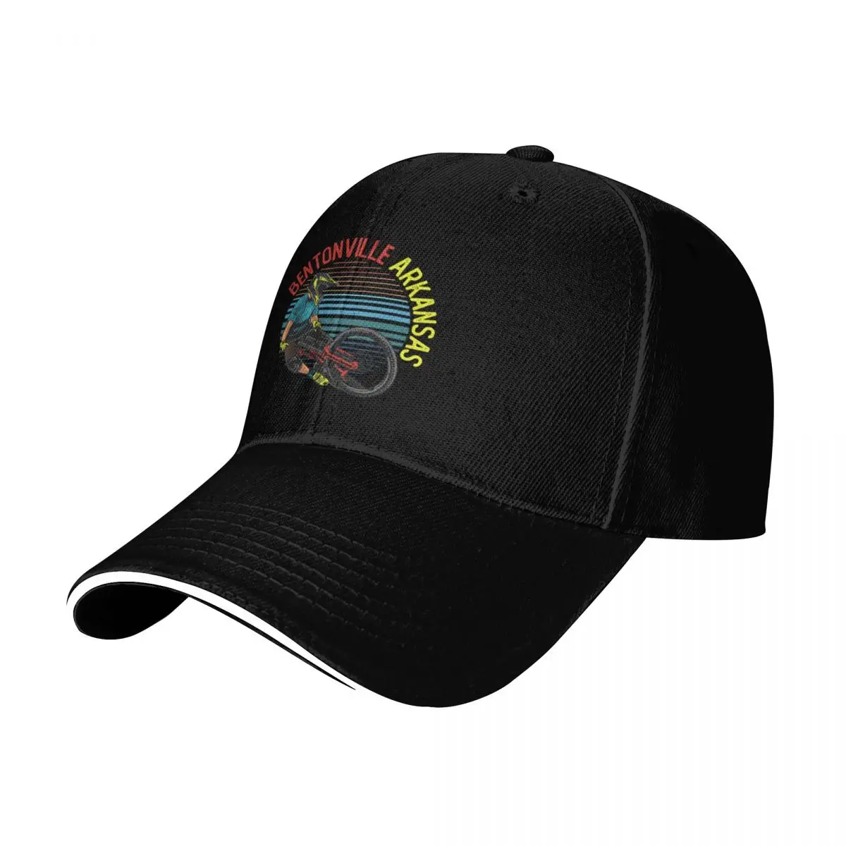 หมวกแก๊ปเบสบอลสไตล์วินเทจเรโทร - Mountain Biking Bentonville บทวิจารณ์และราคา