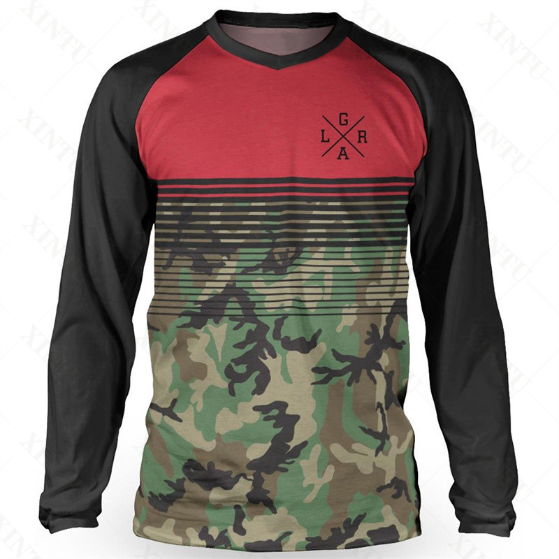 หลวม Rider Men 'S Jersey DH Mo - Mountain Biking Uniform บทวิจารณ์และราคา