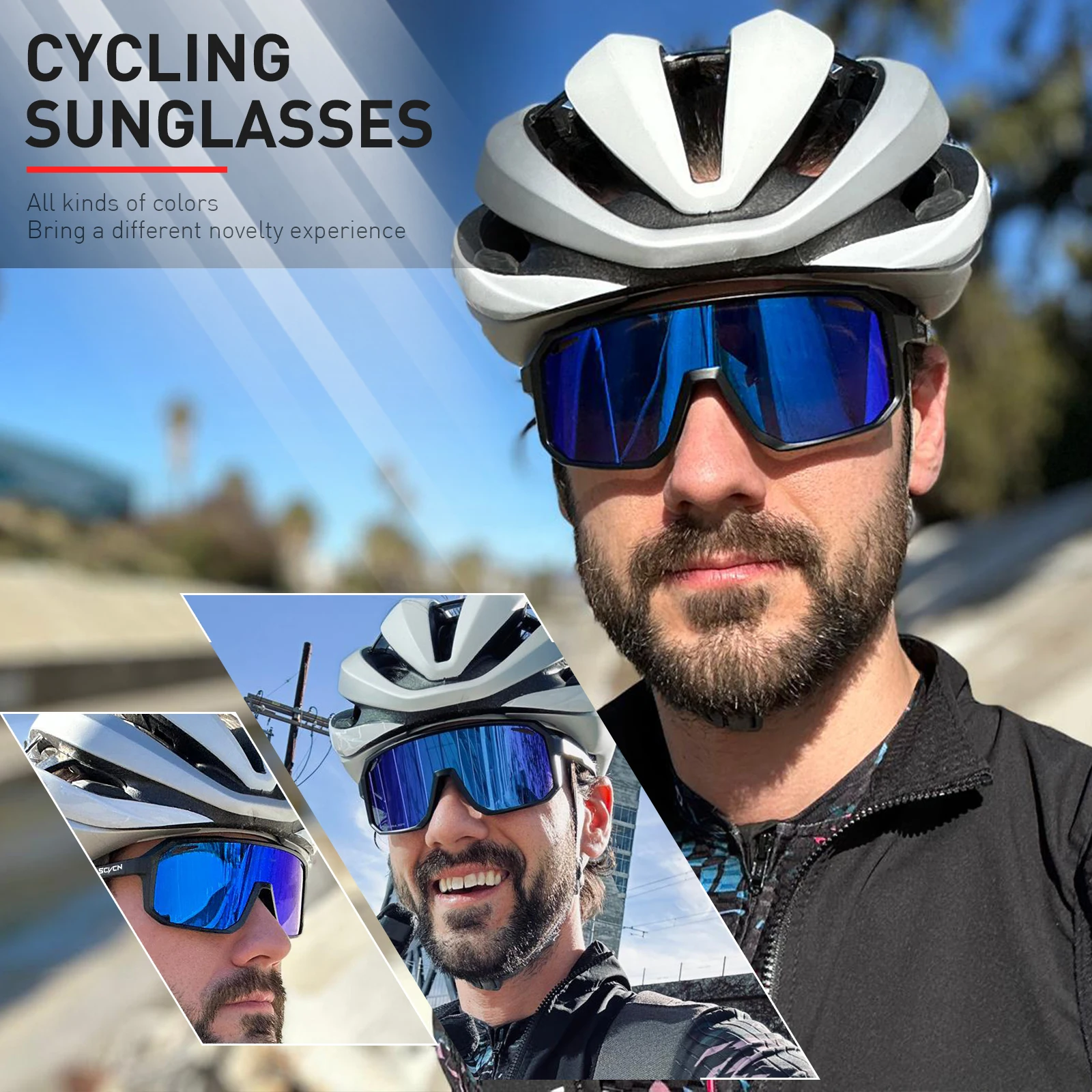 SCVCN ใหม่ขี่จักรยานแว่นตากันแ - Mountain Biking Glasses บทวิจารณ์และราคา