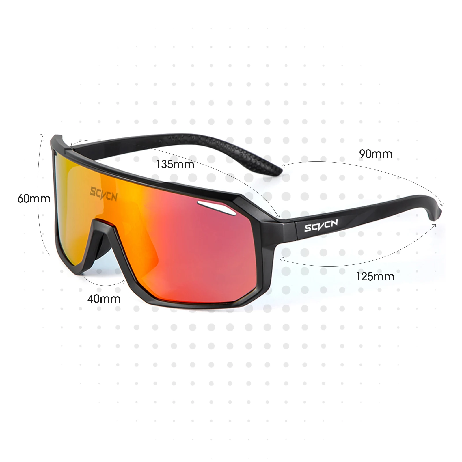 SCVCN ใหม่ขี่จักรยานแว่นตากันแ - Mountain Biking Glasses บทวิจารณ์และราคา