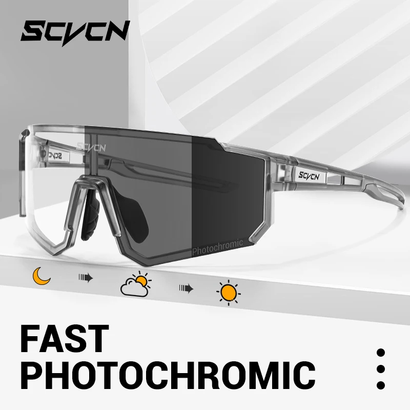SCVCN ใหม่กลางแจ้ง Photochromi - Mountain Biking Glasses บทวิจารณ์และราคา