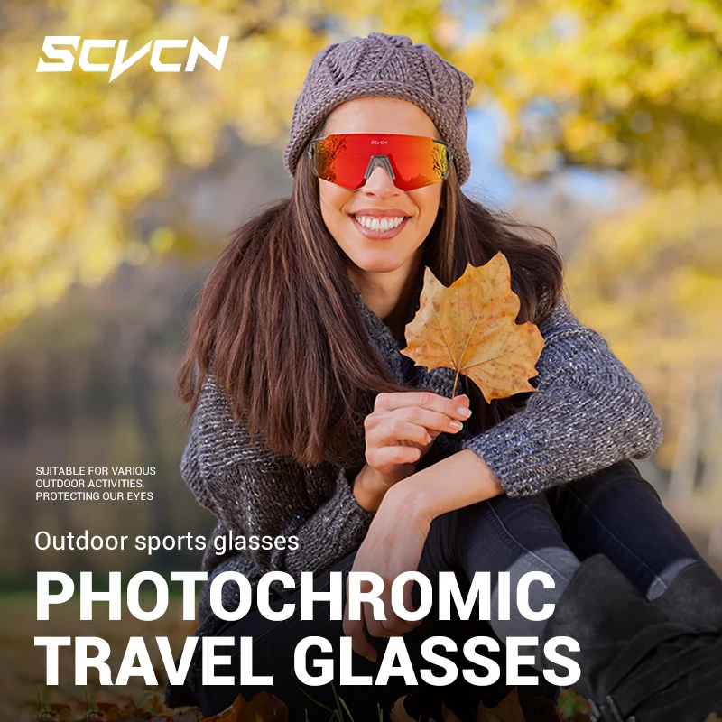 SCVCN ใหม่กลางแจ้ง Photochromi - Mountain Biking Glasses บทวิจารณ์และราคา
