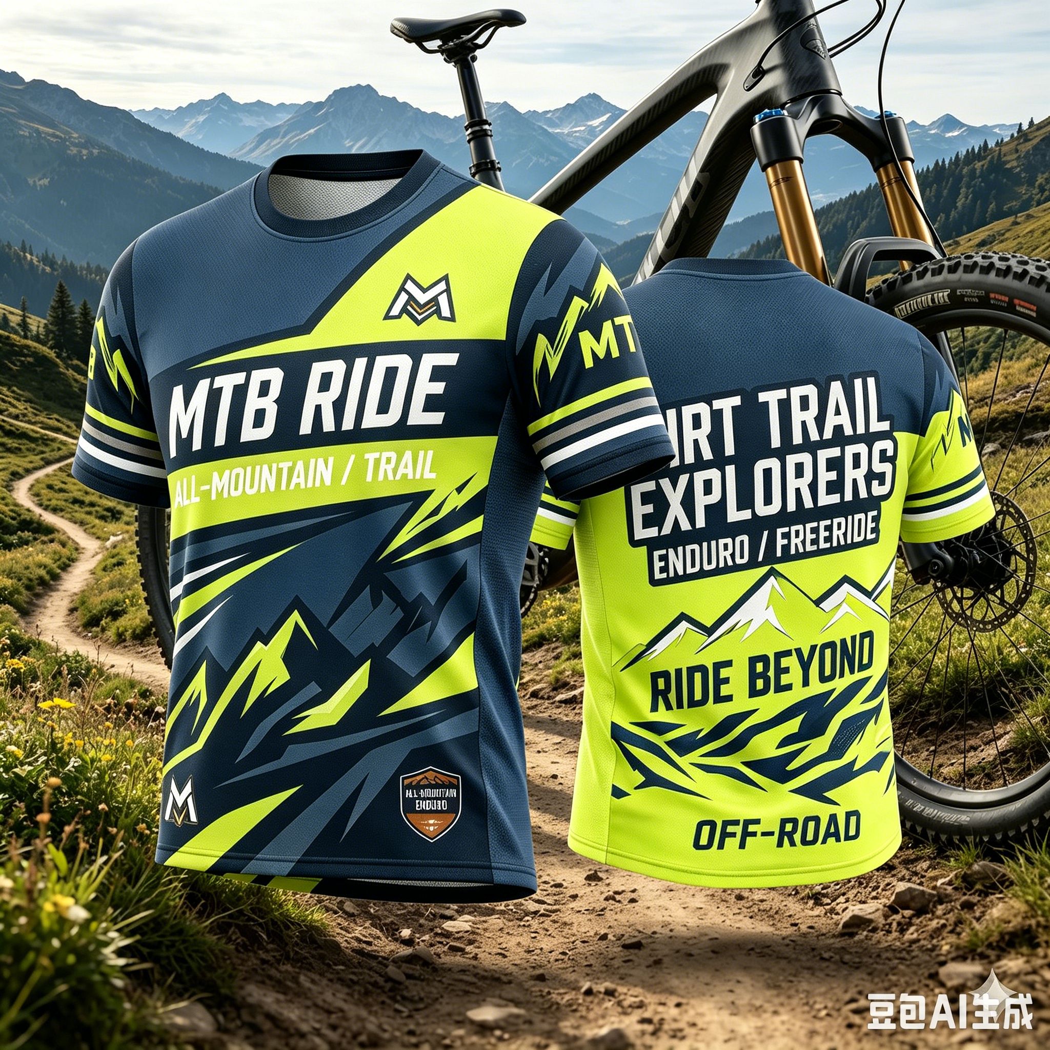 เสื้อเจอร์ซีย์จักรยานเสือภูเขา - Mountain Biking Uniform บทวิจารณ์และราคา