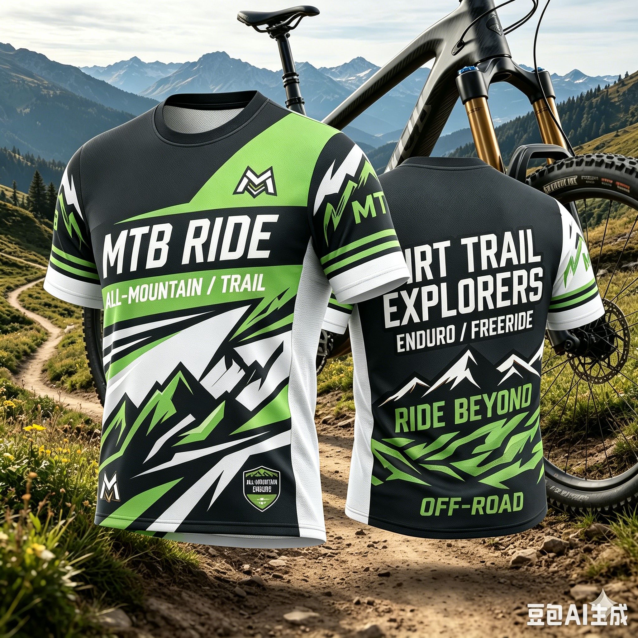 เสื้อเจอร์ซีย์จักรยานเสือภูเขา - Mountain Biking Uniform บทวิจารณ์และราคา
