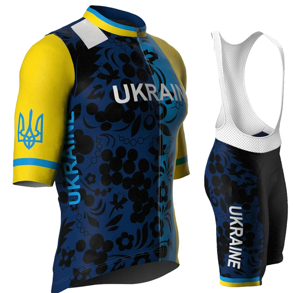 ชุดเสื้อจักรยานทีมชาติยูเครน 2 - Mountain Biking Uniform บทวิจารณ์และราคา