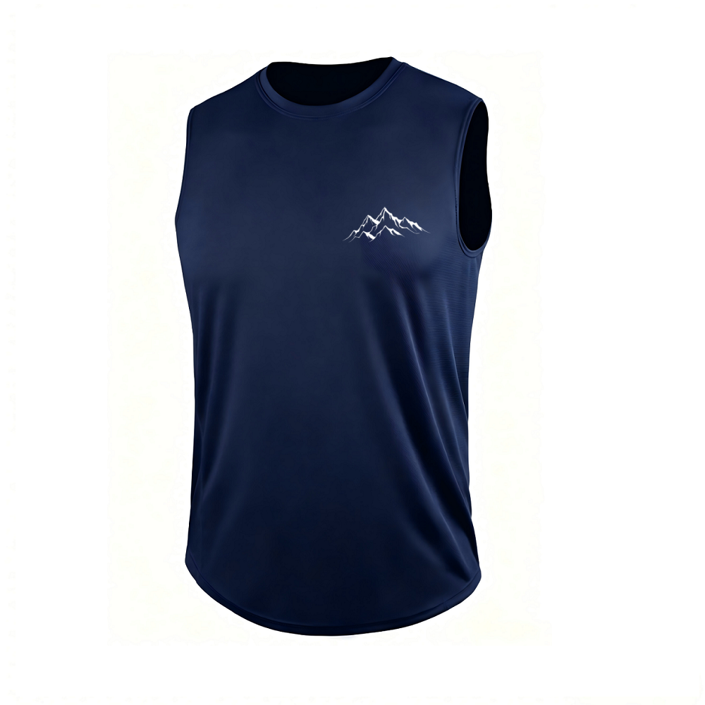 เสื้อยืดแขนกุดพิมพ์ลายภูเขาสำห - Mountain Biking Vest บทวิจารณ์และราคา