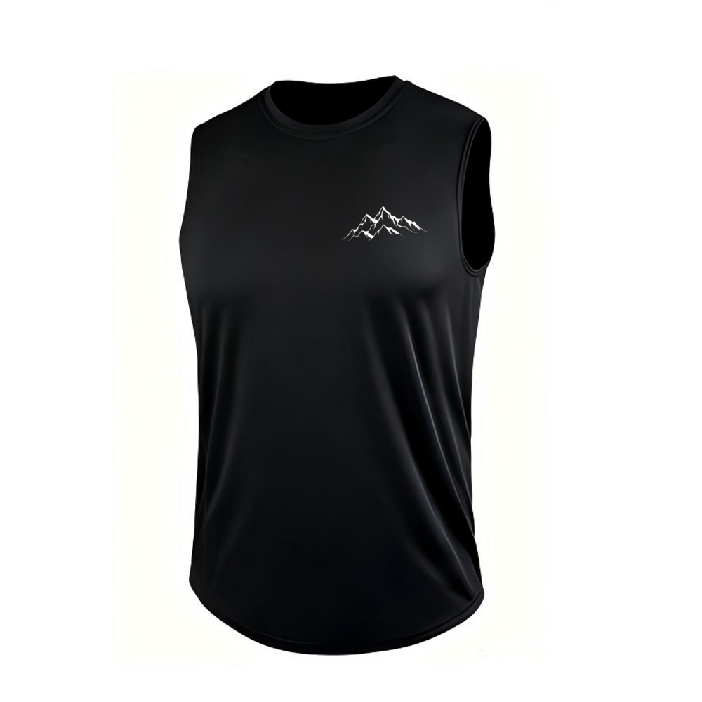 เสื้อยืดแขนกุดพิมพ์ลายภูเขาสำห - Mountain Biking Vest บทวิจารณ์และราคา