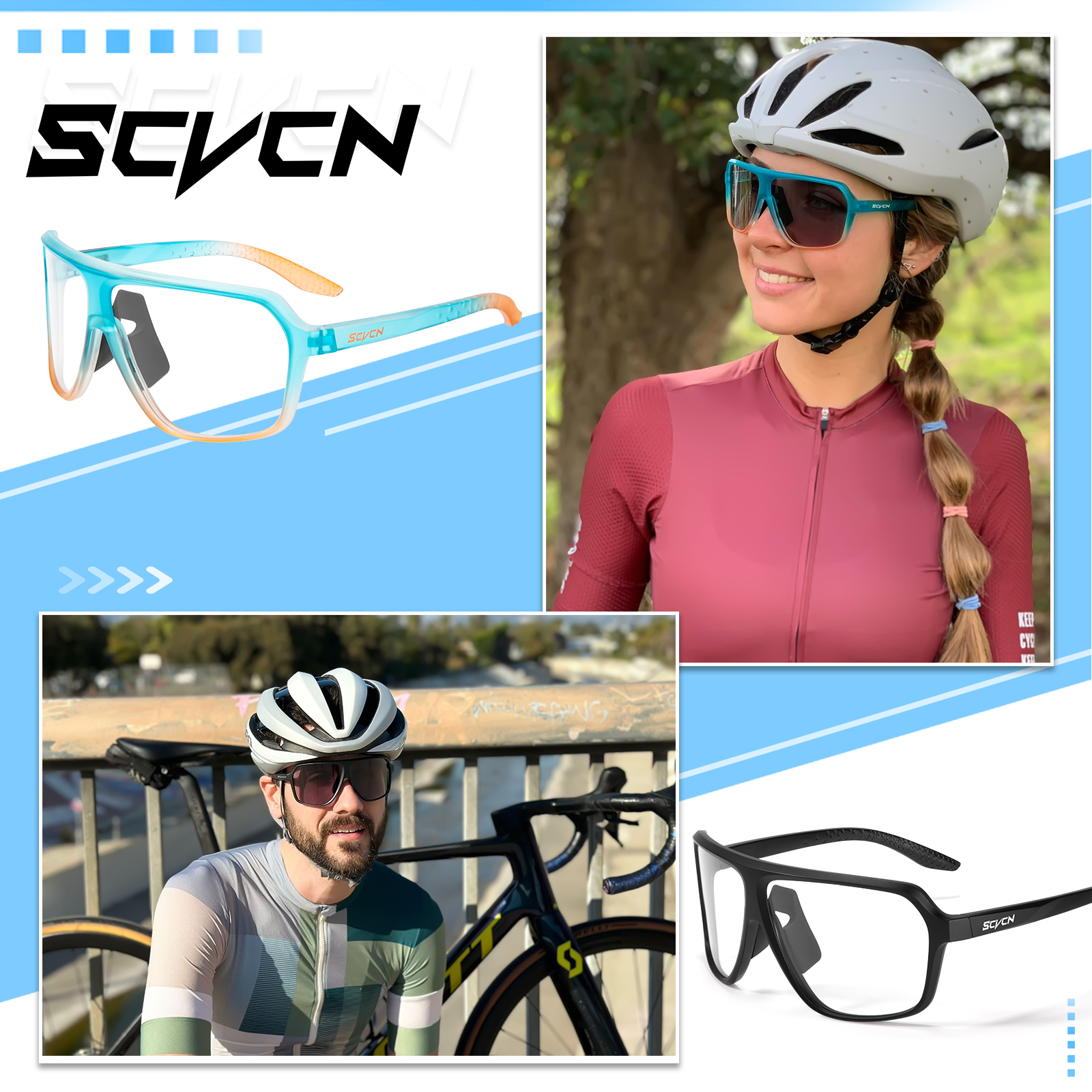 SCVCN แว่นตากันแดดสำหรับปั่นจั - Mountain Biking Glasses บทวิจารณ์และราคา